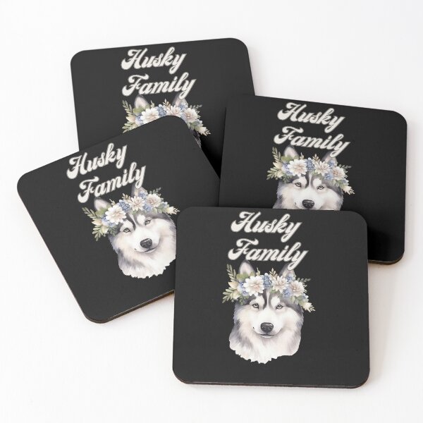 Item preview, Siberian Husky Family designed and sold by BuddyBuilder.