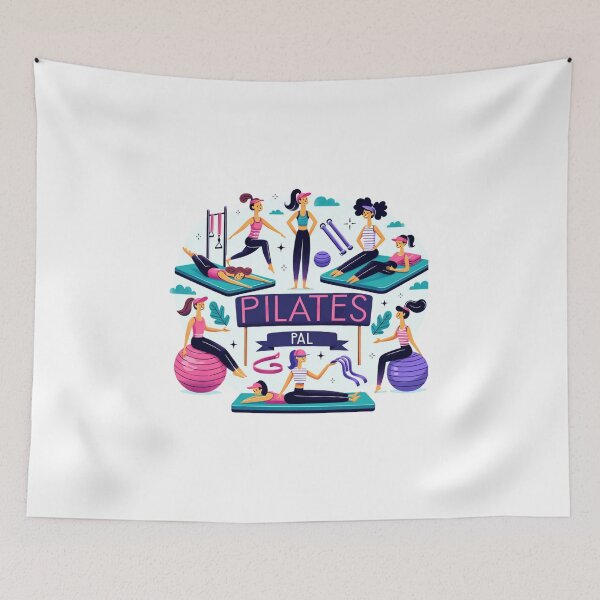 Item preview, Pilates Pals: Wellness and Fitness Journey designed and sold by creativechaster.