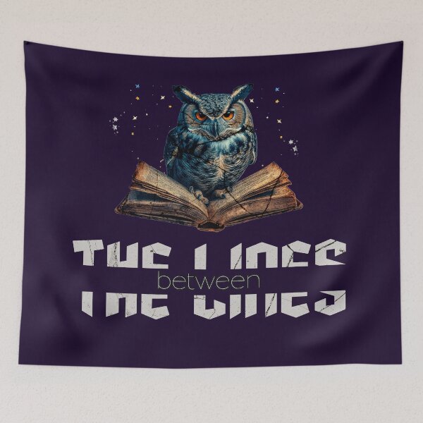 Item preview, Nocturnal Narrator - Enigmatic Owl and Tome designed and sold by Sir Meow Meow.