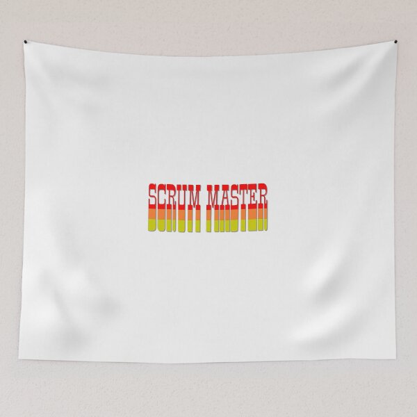 Item preview, Scrum Master Tall Letters designed and sold by benandfreya.