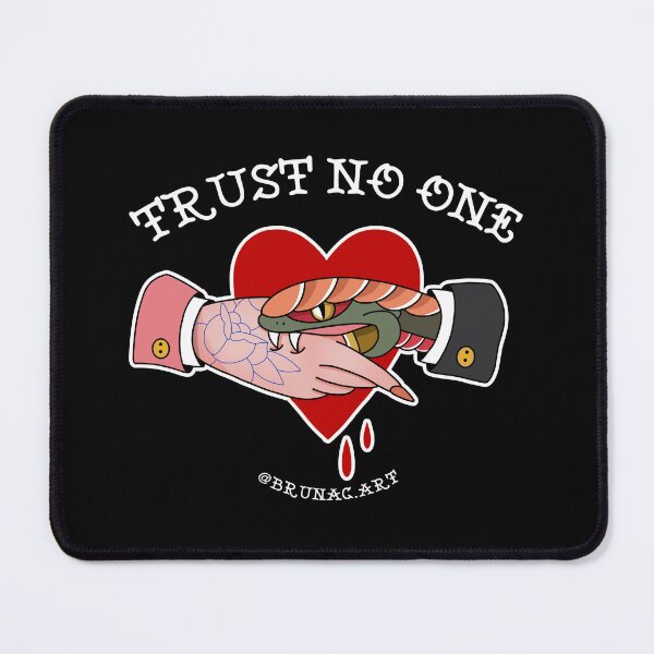 Item preview, Trust no one designed and sold by Brunac.art.