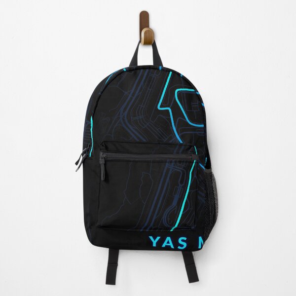 Item preview, Yas Marina Circuit in Abu Dhabi in blue color neon style designed and sold by Jerhus.