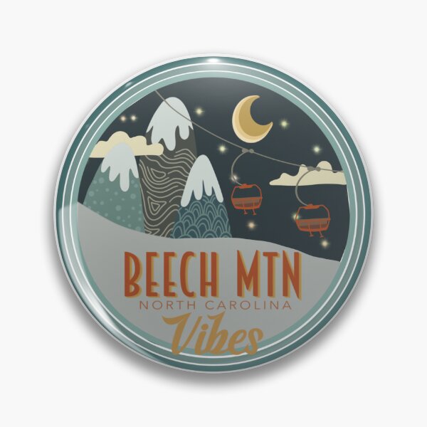 Artikelvorschau, Beech Mountain Vibes Retro-Skikunst entworfen und verkauft von SurfPixieArt.