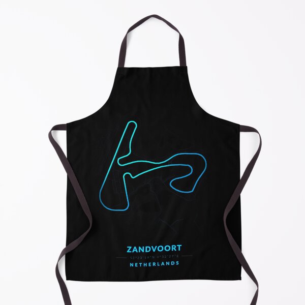 Item preview, Zandvoort circuit in the Netherlands in blue color neon style designed and sold by Jerhus.