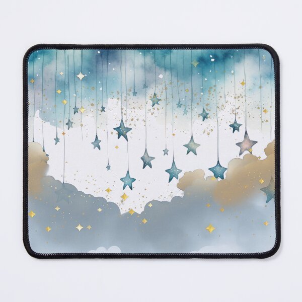 Item preview, Dreamy Clouds and Starlight ; a beautiful painting designed and sold by Delightandarts.