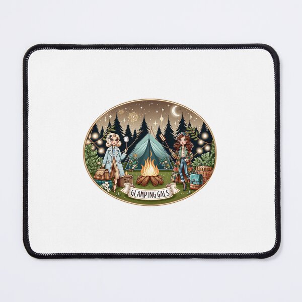 Item preview, Glamping Gals: Chic Outdoor Adventure designed and sold by creativechaster.