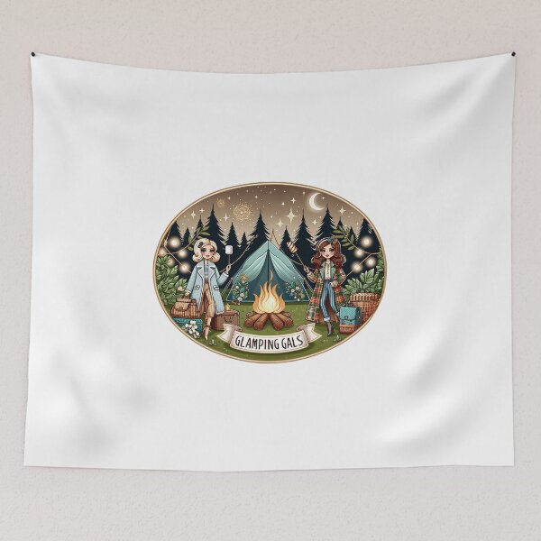 Item preview, Glamping Gals: Chic Outdoor Adventure  designed and sold by creativechaster.