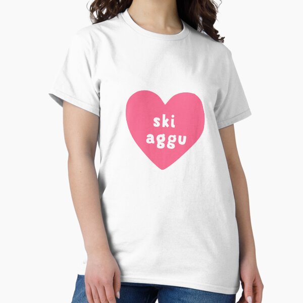 Item preview, pink heart ski aggu designed and sold by janesfandesigns.
