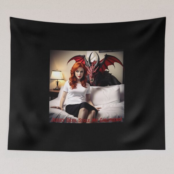 Item preview, Jersey Devil Stole My Girlfriend! designed and sold by FatCatStudios.