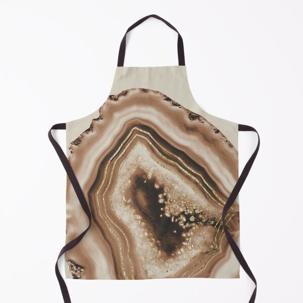 Item preview, Soft Brown Agate Gold Glam #1 (Photo of Foil Only - Not Reflective) designed and sold by Anita's & Bella's Art.