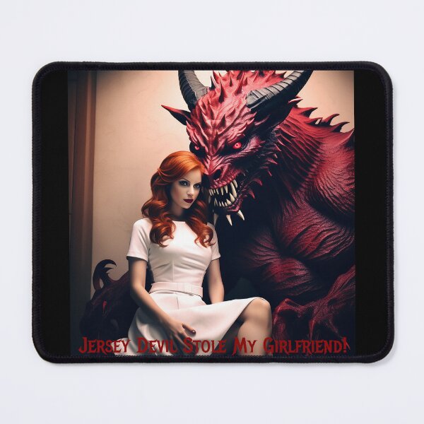 Item preview, Jersey Devil Stole My Girlfriend! designed and sold by FatCatStudios.