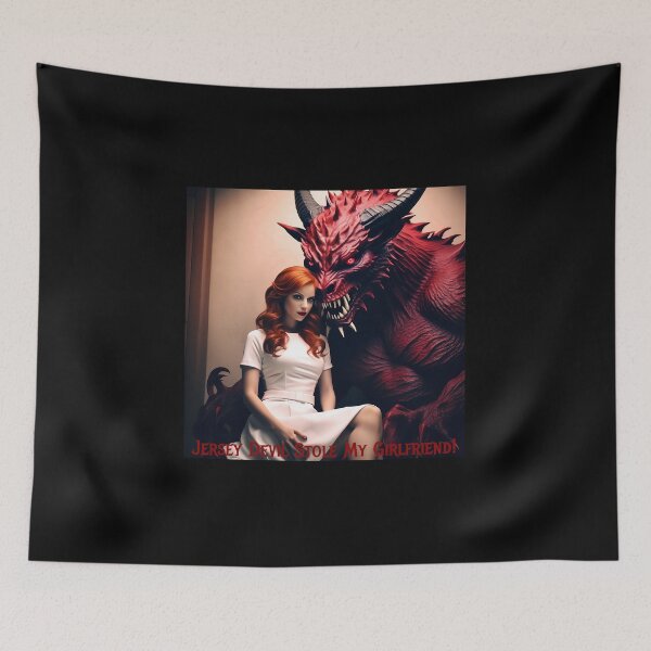 Item preview, Jersey Devil Stole My Girlfriend! designed and sold by FatCatStudios.