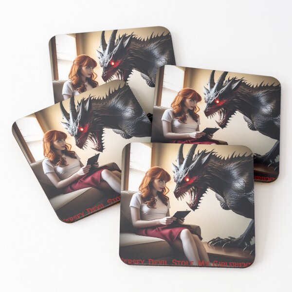 Item preview, Jersey Devil Stole My Girlfriend! designed and sold by FatCatStudios.