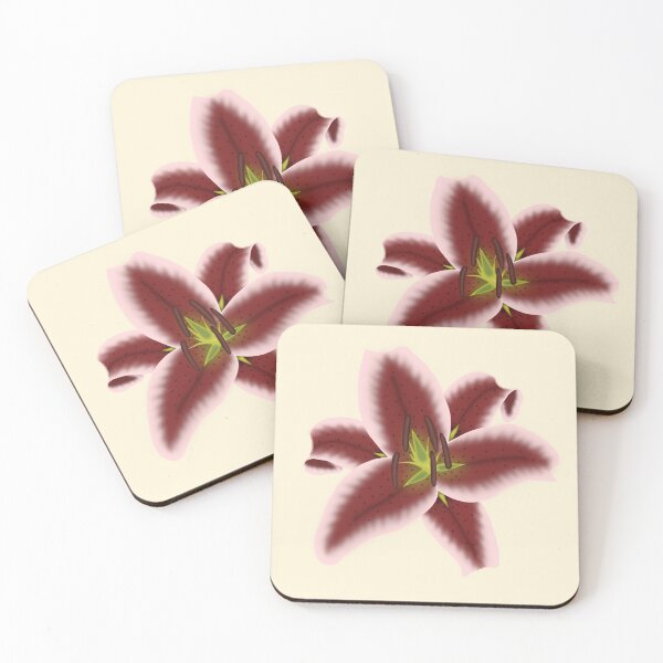 Item preview, beautiful colorful lily designed and sold by Julii-the-Fox.