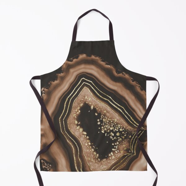 Item preview, Brown Agate Gold Foil Glam #1 (Photo of Foil Only - Not Reflective) designed and sold by Anita's & Bella's Art.