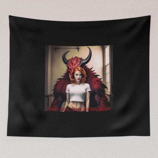Item preview, Jersey Devil Stole My Girlfriend! designed and sold by FatCatStudios.