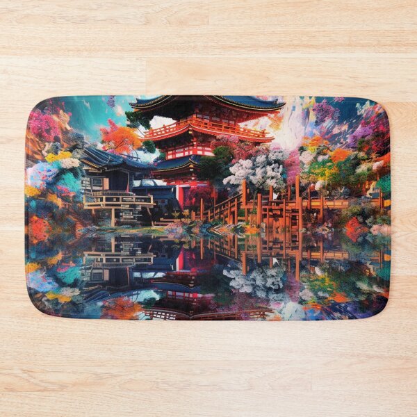 Item preview, Temple Reflections: Watercolor Art designed and sold by BubbleSpy.