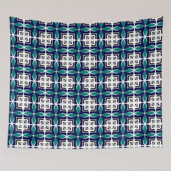 Item preview, Copy of Copy of Copy of Emerald Horizons: Exploring Hues of Green and Blue in Geometric Patterns designed and sold by HendAhabib.