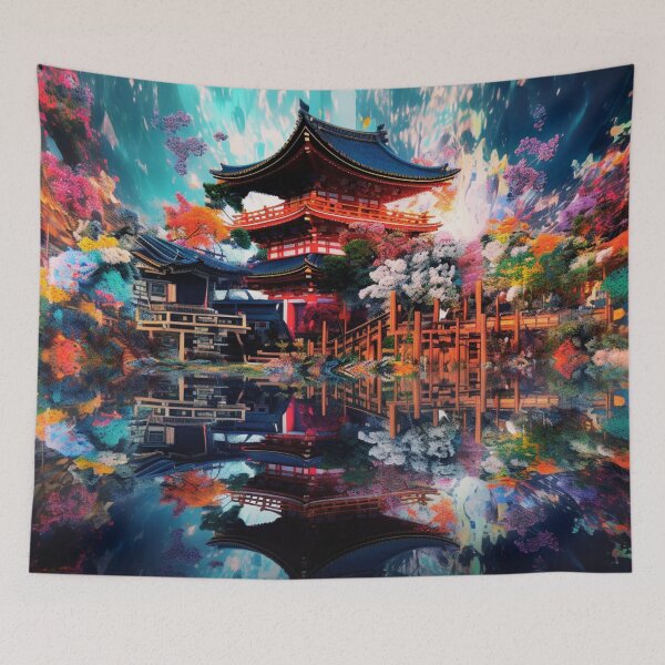 Item preview, Temple Reflections: Watercolor Art designed and sold by BubbleSpy.