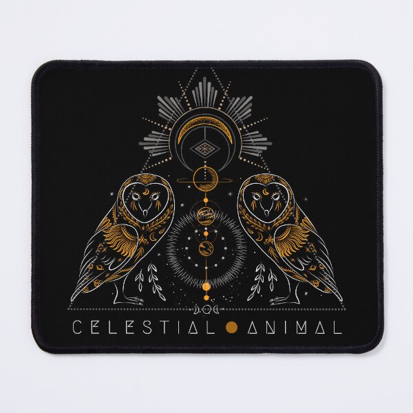 Item preview, Celestial animal Owl designed and sold by MonochromeEcho.