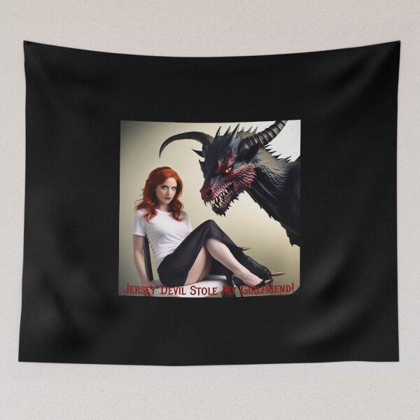 Item preview, Jersey Devil Stole My Girlfriend! designed and sold by FatCatStudios.