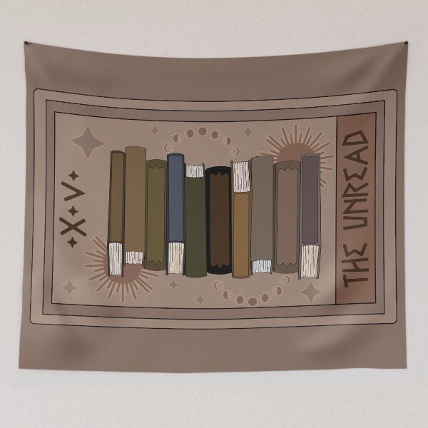 Item preview, Unread Books Tarot Card designed and sold by AbigailHerman.