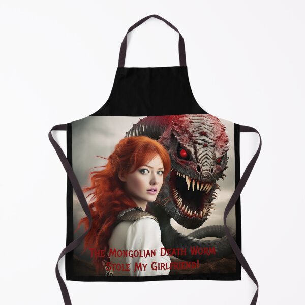 Item preview, Mongolian Death Worm Stole My Girlfriend! designed and sold by FatCatStudios.