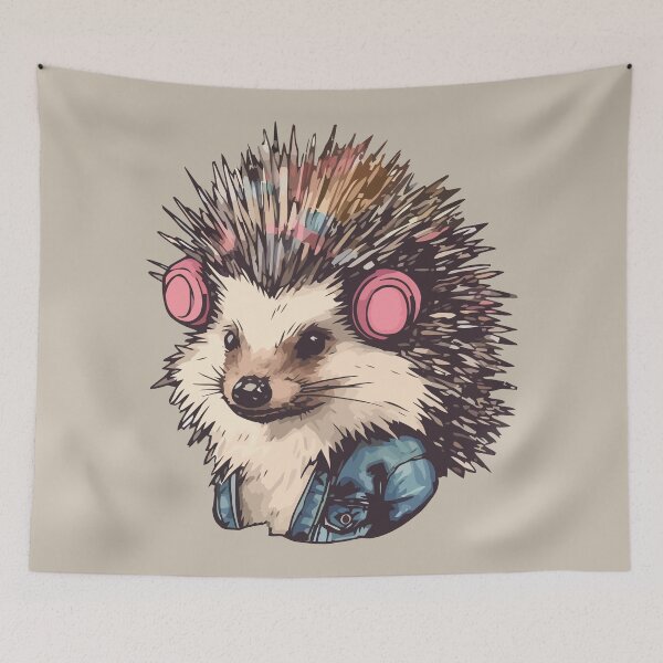 Item preview, Punk Hedgehog designed and sold by Amir Faysal.