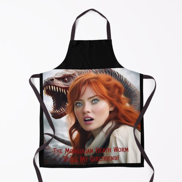Item preview, Mongolian Death Worm Stole My Girlfriend! designed and sold by FatCatStudios.