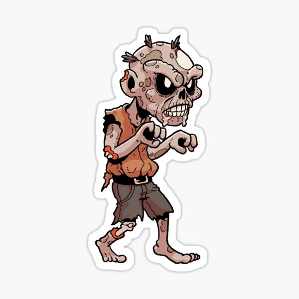 the zombie Sticker
