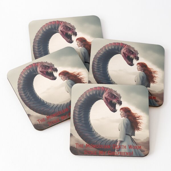 Item preview, Mongolian Death Worm Stole My Girlfriend! designed and sold by FatCatStudios.