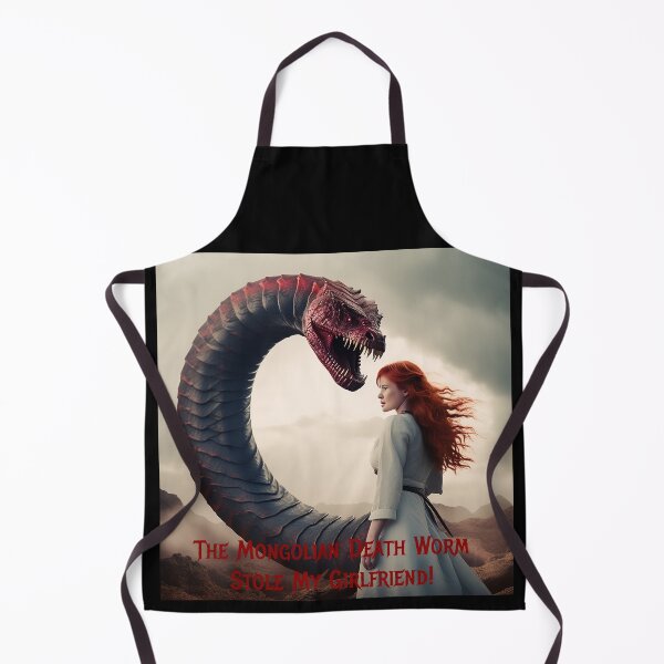 Item preview, Mongolian Death Worm Stole My Girlfriend! designed and sold by FatCatStudios.