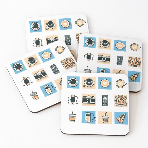 Item preview, Modern Life Icons designed and sold by mYaro.