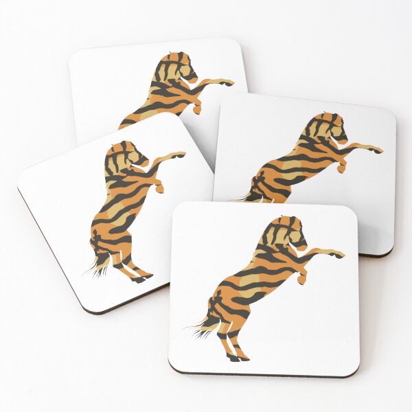 Item preview, Horse rearing in a tiger suite, for every equine lover! designed and sold by PICbyFemke.