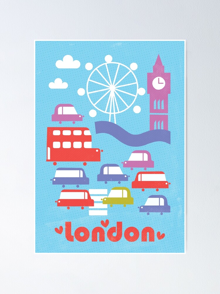 Thumbnail 1 of 3, Poster, London designed and sold by artillustrate.