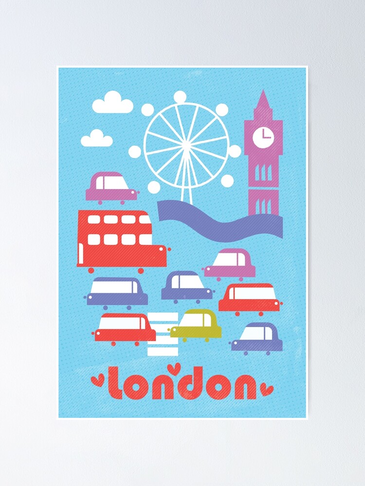 Thumbnail 1 of 3, Poster, London designed and sold by artillustrate.