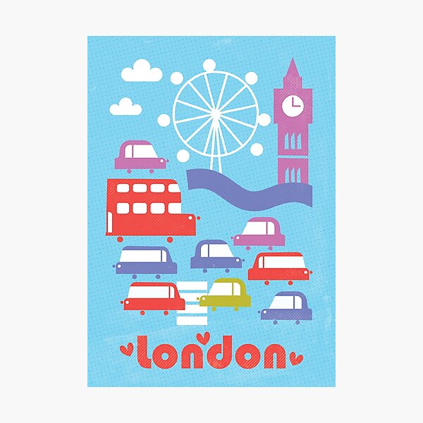 Item preview, London designed and sold by artillustrate.