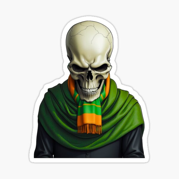Item preview, Green Brigade Iconic skull designed and sold by canvasriddle.