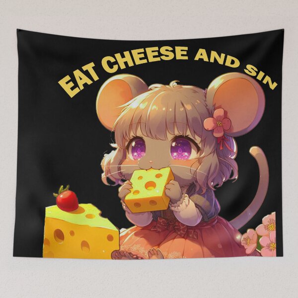 Item preview, Eat Cheese and Sin designed and sold by Echonn.