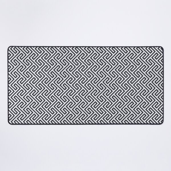 Item preview, Greek Geometric Pattern in Black and White designed and sold by Harmonish.