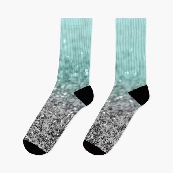 Item preview, Silver Teal Ocean Glam #2 (Photo of Glitter Only - Not Reflective) designed and sold by Anita's & Bella's Art.