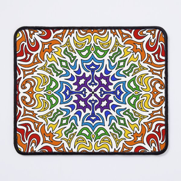Item preview, Square Mandala (rainbow gradient) designed and sold by Smetankinaart.