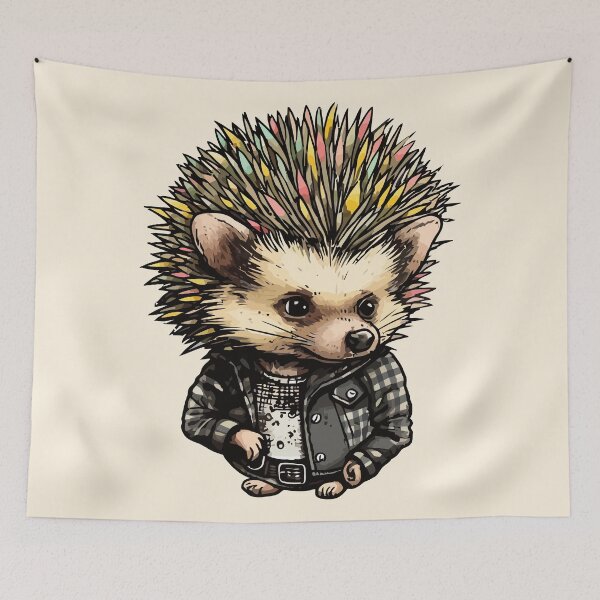 Item preview, Punk Hedgehog designed and sold by Amir Faysal.
