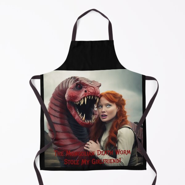 Item preview, Mongolian Death Worm Stole My Girlfriend! designed and sold by FatCatStudios.
