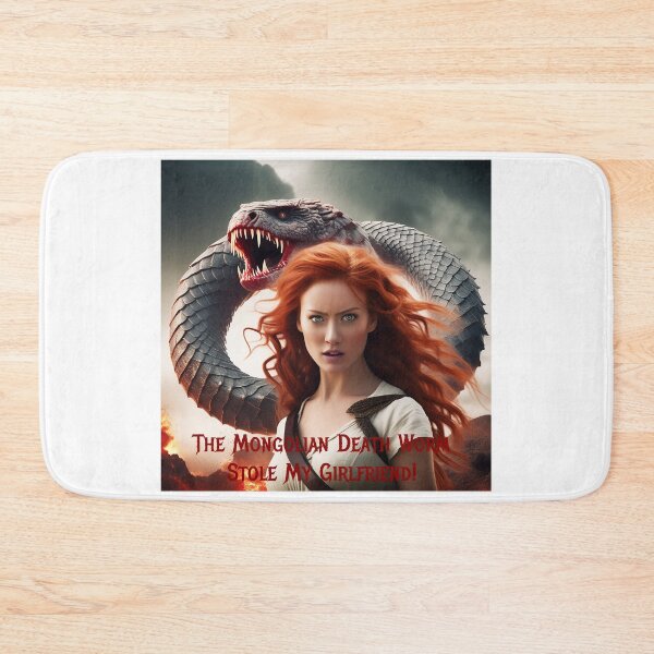 Item preview, Mongolian Death Worm Stole My Girlfriend! designed and sold by FatCatStudios.