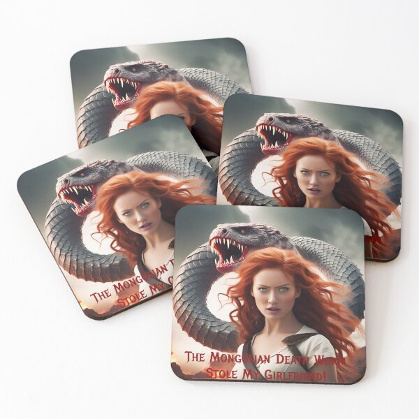 Item preview, Mongolian Death Worm Stole My Girlfriend! designed and sold by FatCatStudios.
