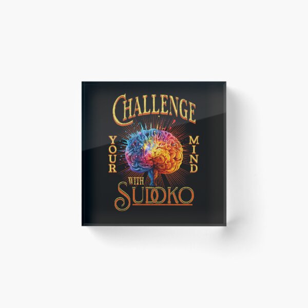 Item preview, Challenge your mind with Sudoko and ceep your brain helthy designed and sold by Vindbult.