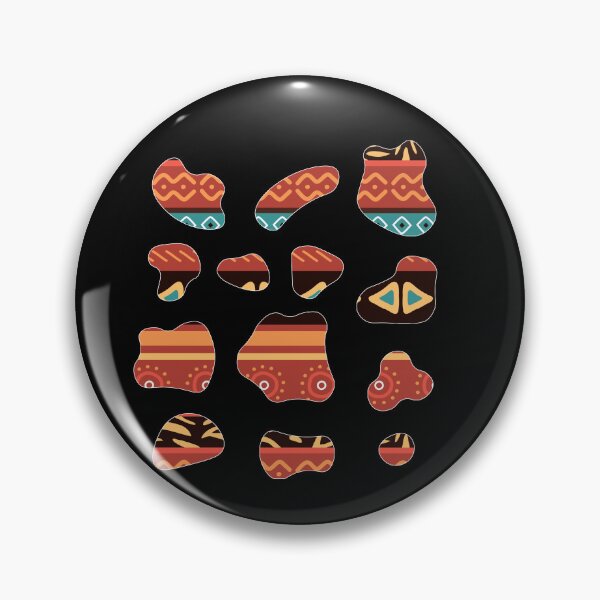 Item preview, Abstract Shapes with African Pattern designed and sold by Logiamerch.
