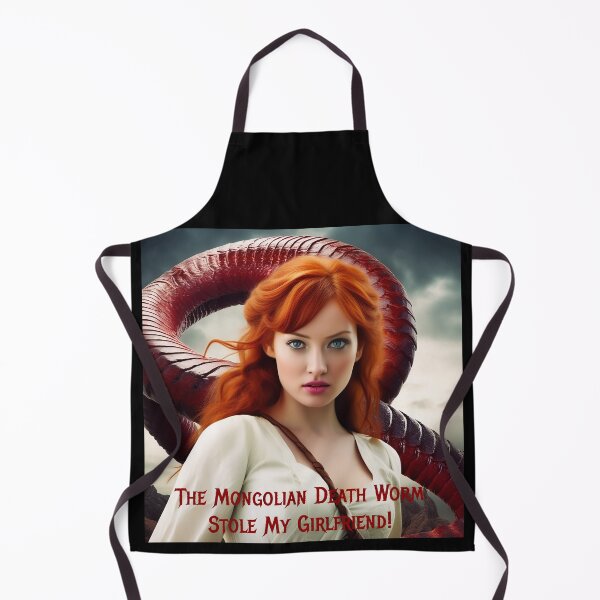 Item preview, Mongolian Death Worm Stole My Girlfriend! designed and sold by FatCatStudios.