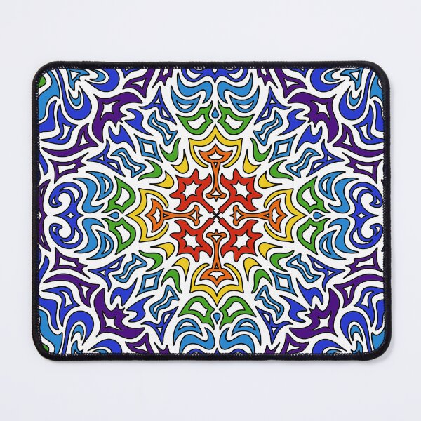 Item preview, Square Mandala (rainbow gradient 2) designed and sold by Smetankinaart.